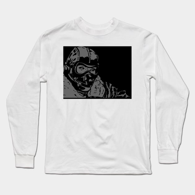 Gas Mask Long Sleeve T-Shirt by equiliser